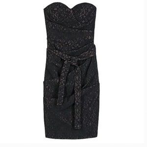 lace pink prom dress Hot Pink Sequins Lace Prom Gown Single Shoulder Sparkly Prom Dresses with Slit ARD3092 main image 1
